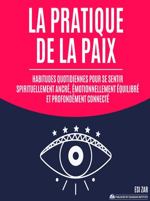 cover image of La pratique de la paix